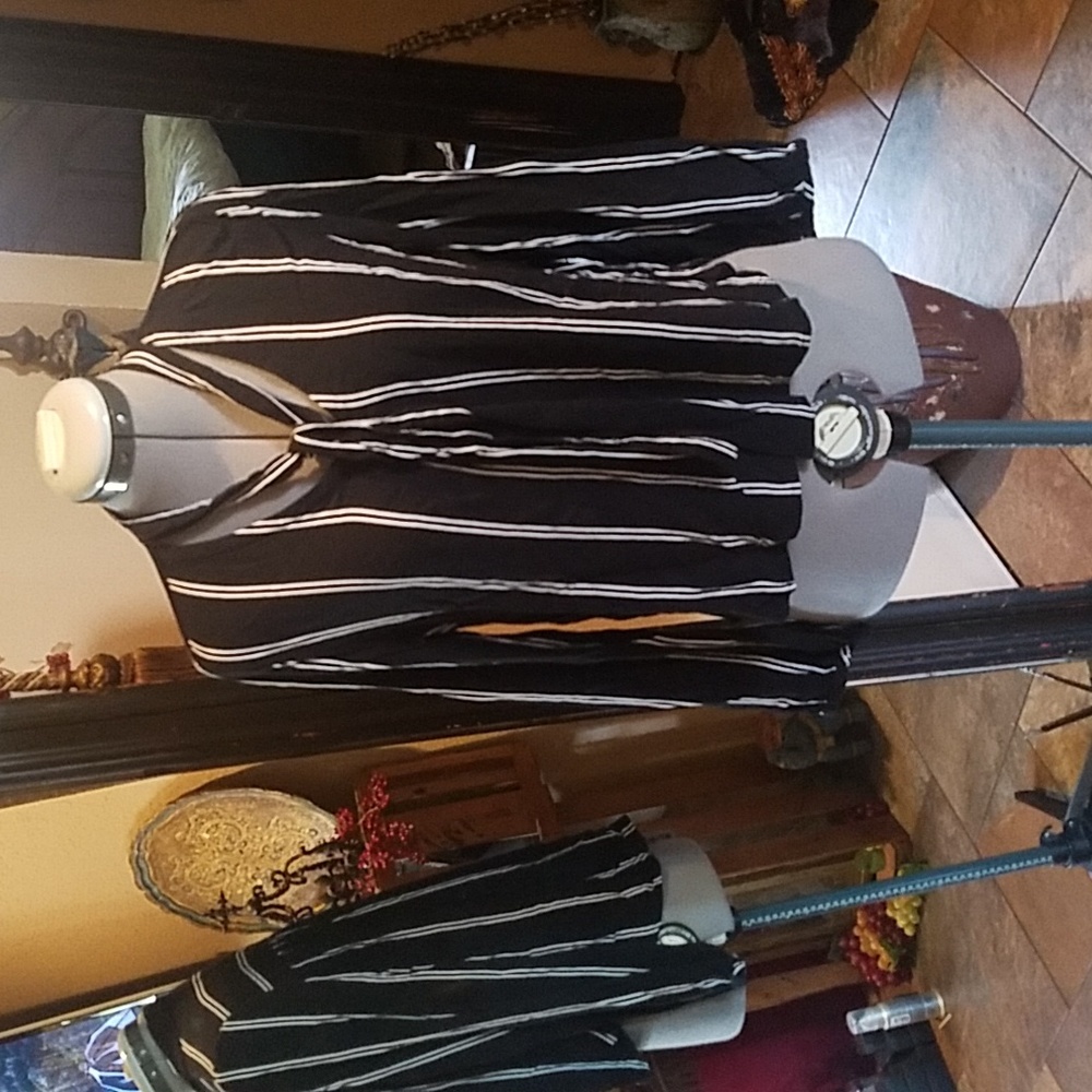Wild Blue Sadie Robertson Striped Blouse